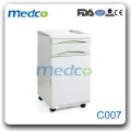 C007 swivel hospital bedside cabinet